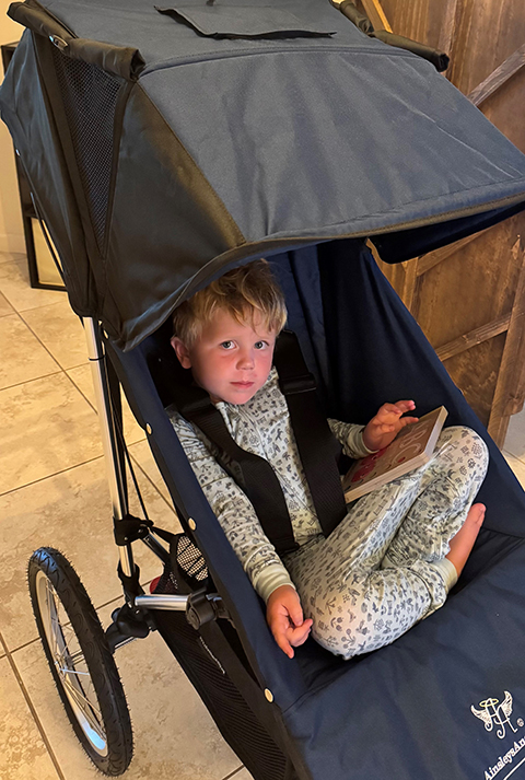 Jacob in Freedom Push Chair
